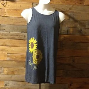Sunflower tank dress - NEW